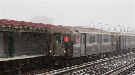 Mta New York City Subway 242 St And Manhattan Bound R62a 1 Trains At The