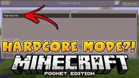 Hardcore Mode For Minecraft Pocket Edition