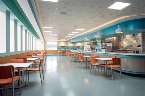 Premium Ai Image Hospital Cafeteria Ai
