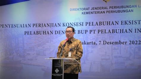 Kemenhub Sesuaikan Perjanjian Konsesi Pelabuhan Eksisting