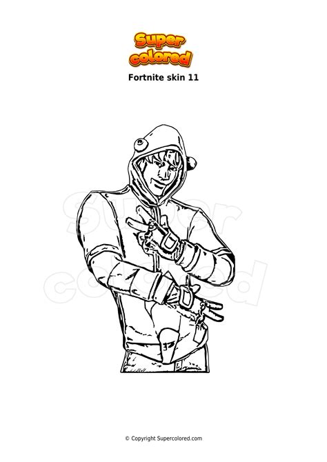 Coloring Page Fortnite Travis Scott Supercolored