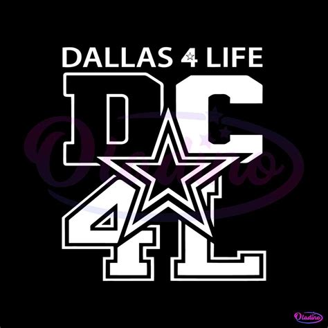 Dc4l Dallas Cowboys For Life Svg Digital Download