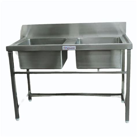 Stainless Steel Double Bowl Kitchen Sink At Rs 26000 Double Bowl