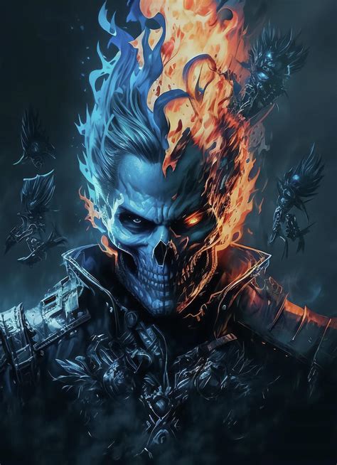 Ghost Rider 12 Digital Art By Creationistlife Fine Art America