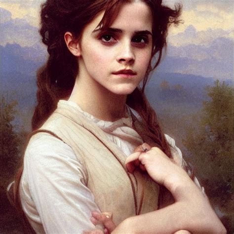 KREA AI Painting Of Emma Watson As Hermione Granger Art B