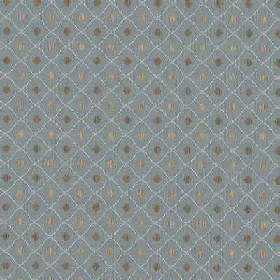 Wedgewood Beige And Blue Diamond Mesh Pattern Chenille Upholstery Fabric