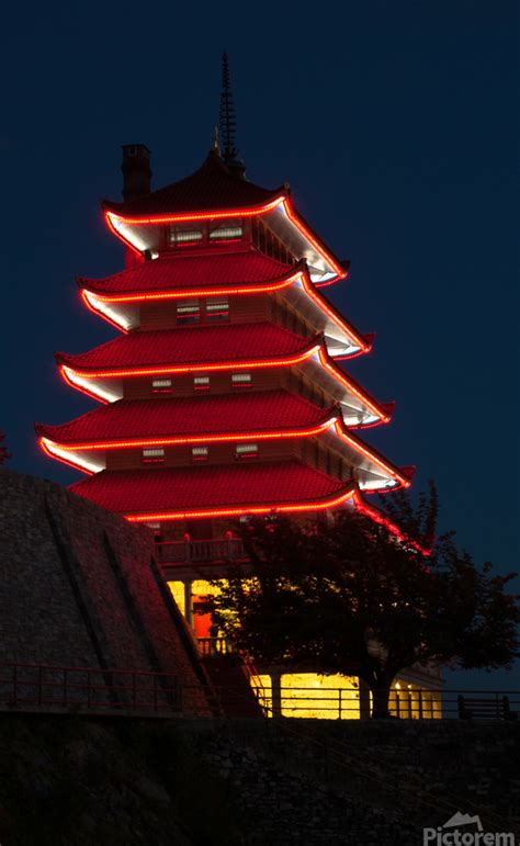 Reading Pagoda by Erik Lykins Wall Art