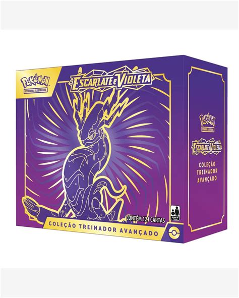 Riachuelo Box Pokémon Treinador Avançado Miraidon Escarlate V Copag