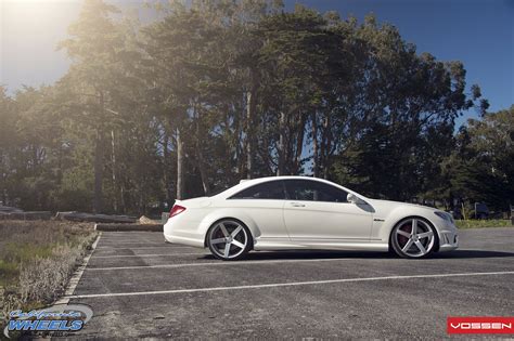 Impeccable Mercedes Cl63 Amg Sitting On Classy Vossen Wheels Mercedes