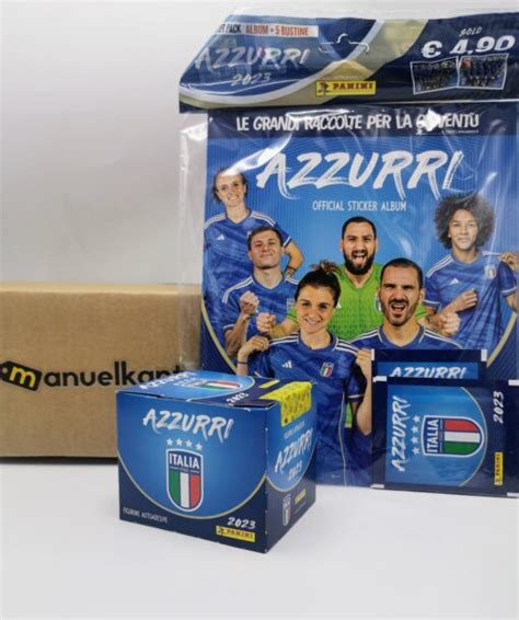 AZZURRI 2023 Special Pack Starter Album Vuoto Box 36 Bustine