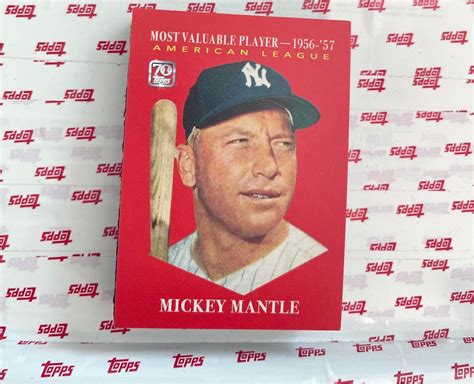 Topps X Mickey Mantle Collection Topps Reprint Card