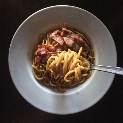 Sabah Eats On Instagram Salted Egg Yolk Pasta With Bacon Because