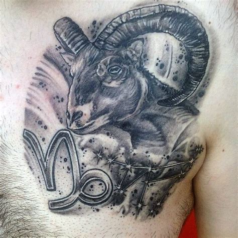 60 Capricorn Tattoos For Men Astrological Ink Design Ideas