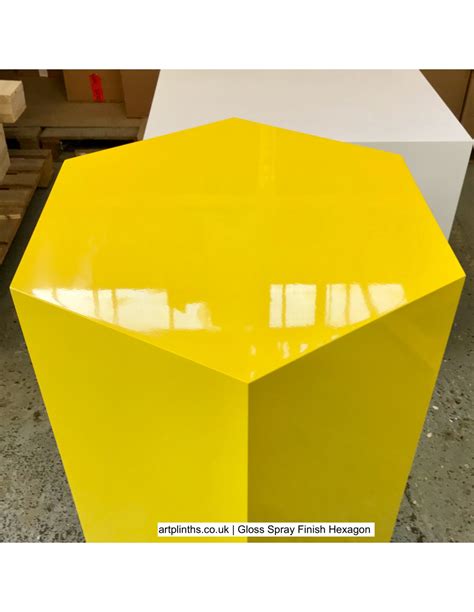 Hexagon Display Plinth100h X 40w Cm Art Pedestal Column Artplinths