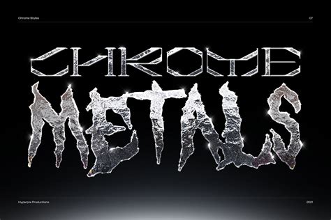Metal Chrome Logo Text Effect Behance