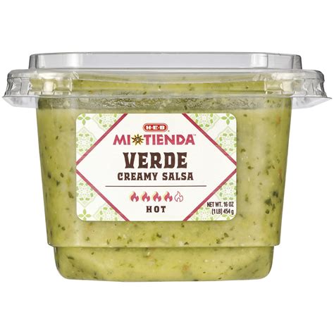 H E B Mi Tienda Creamy Salsa Verde Hot Shop Dip At H E B