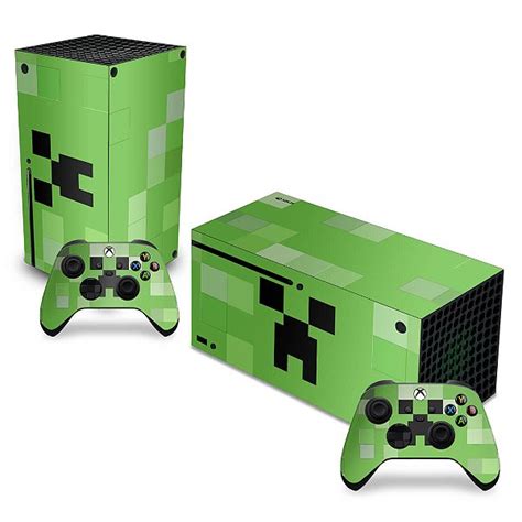 Skin Xbox Series X Creeper Minecraft Pop Arte Skins