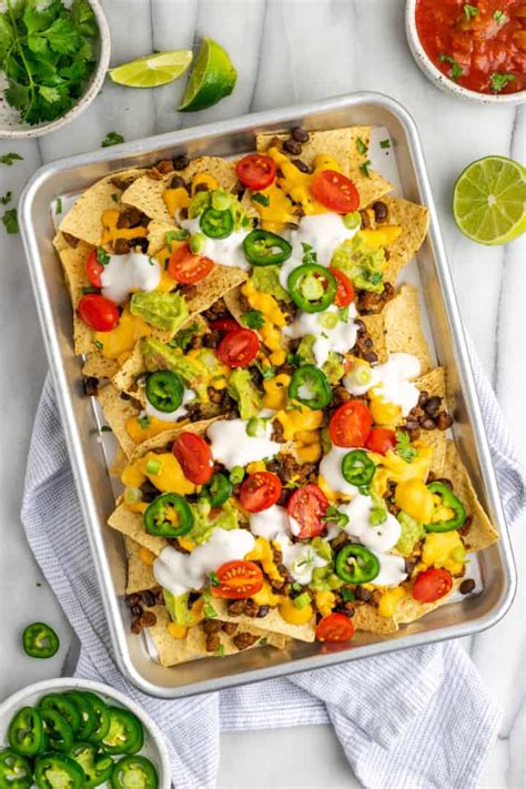 Vegan Loaded Nachos Recipe Jessica In The Kitchen