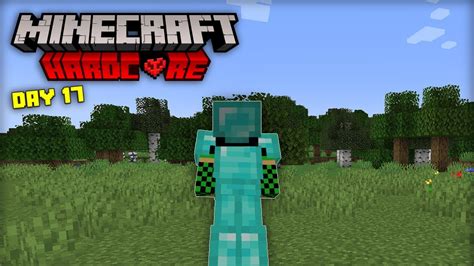 I Got Full Diamond Armor In Minecraft Hardcore In 17 Days Youtube