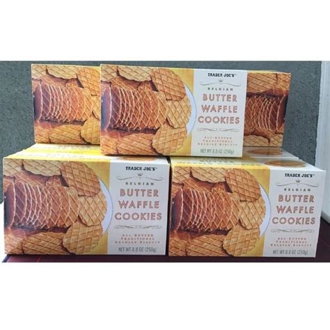 Trader Joe S Belgian Butter Waffle Cookie Crisps Food And Drinks Packaged And Instant Food On