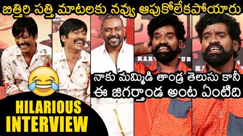 Bithiri Sathi Hilarious Interview With Raghava Lawrence And SJ Suryah