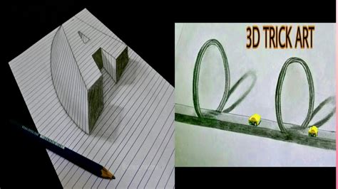 How To Draw 3d Hole Illusion Easy 3d Optical Illusion Pencil Drawing