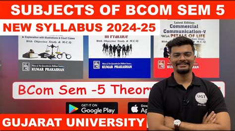 Subjects Of Bcom Sem 5 TY Bcom New Syllabus 2024 25 All Subject