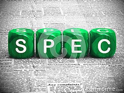 spec concept icon means specifications  statement  work