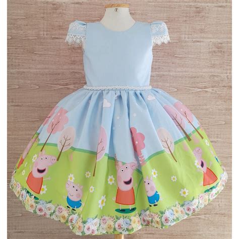 Vestido Infantil Peppa Pig Submarino