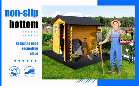 Amazon Haull Outdoor Storage Shed Floor Mat Waterproof Outdoor