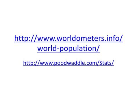 Ppt Worldometers World Population Powerpoint Presentation Id