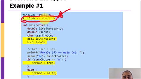 Boolean Data Types (in C) - YouTube