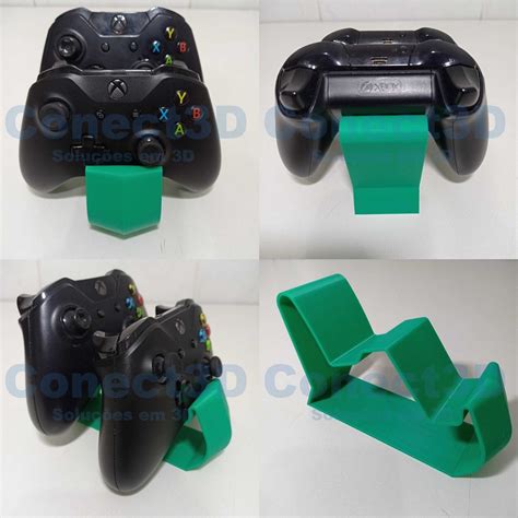 Suporte Controle Xbox One E Serie S X Apoio De Mesa Dois Controles