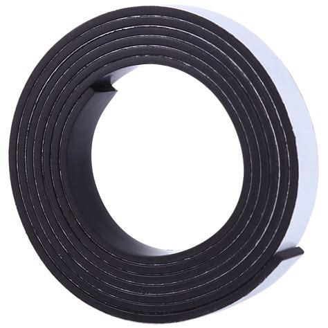 1 Meter Rubber Magnet 10 1 5 Mm Self Adhesive Flexible Magnetic Strip