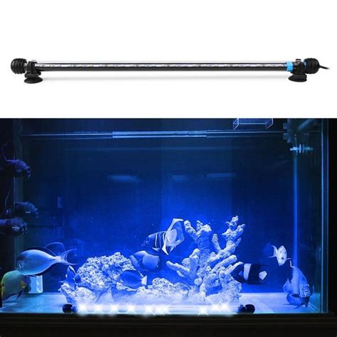 1 8 48cm Aquarium Lampe à réservoir de poissons 24 LED Lumière