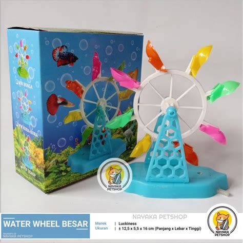 Kincir Air Besar Hiasan Ornamen Dekorasi Aquarium Water Wheel Lazada