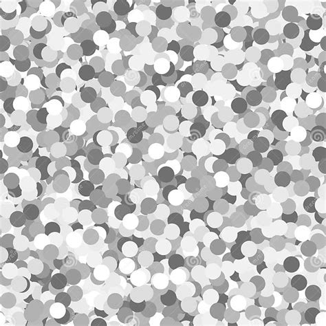 Shining Silver Glitter Texture Vector Seamless Pattern Sparkle Glitter