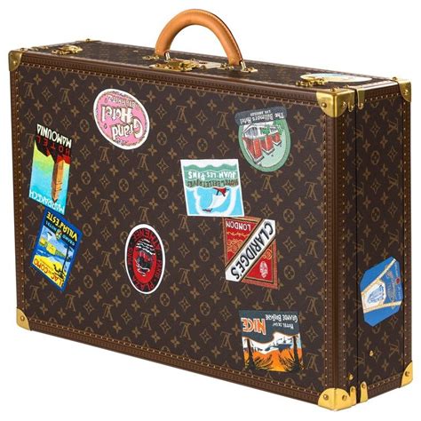 Louis Vuitton Bisten Suitcase Monogram With Stickers Louis Vuitton