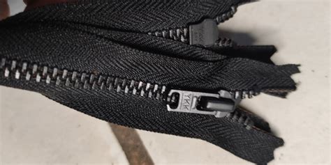 Ykk Original Black Metal Size Zipper Brand New Made In Japan Heavy