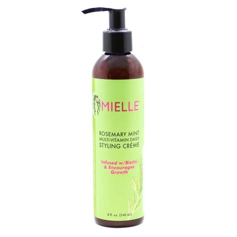 Mielle Organics Rosemary Mint Multi Vitamin Daily Styling Creme 8 Fl Oz