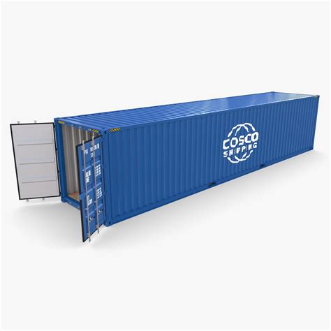 40ft Shipping Container Containerships V1 3d Model By Dragosburian