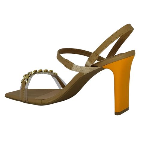 Sandália Feminina Villa Rosa Nude Bege