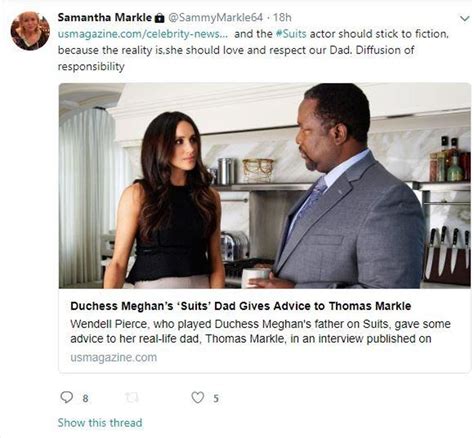 Meghan Markles Sister Lashes Out At Suits Actor Wendell Pierce For