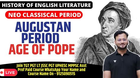 History Of English Literature Neo Classical Age Augustan Period