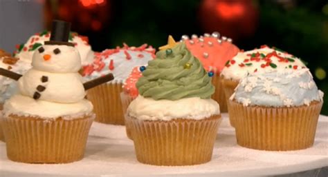 Jemmas Festive Cupcakes Challenge On Lets Do Christmas With Gino And