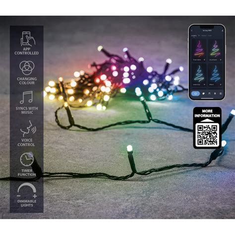 Luca Smart Lighting Kerstboomverlichting Met 50 LED L500 Cm RGB