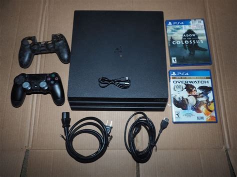 Sony Playstation 4 Pro 1tb Console Black 711719513605 Ebay Sony Playstation Playstation