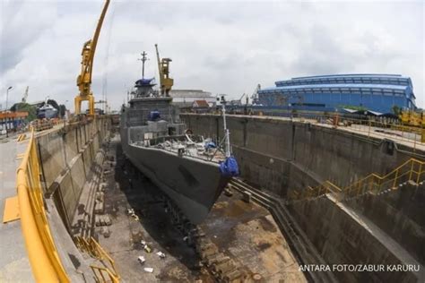 Indonesia Begins Construction Of The Second Unit Of The Red And White Frigate Warship