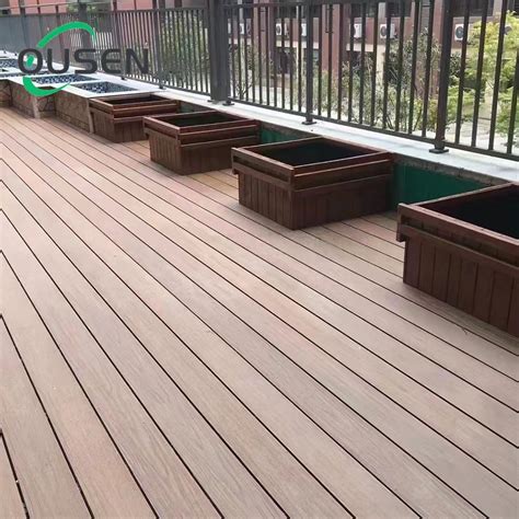 Waterproof And Anti Slip Resistance Swimming Pool Wpc Decking