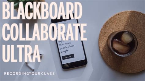 Recording A Class On Blackboard Collaborate Ultra YouTube